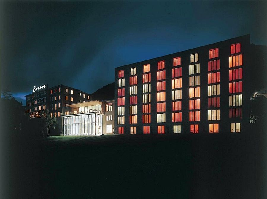 Hotel Saratz ปอนเตรสซีนา ภายนอก รูปภาพ